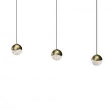 Sonneman 2920.14-SML - 3-Light Rectangle Small LED Pendant