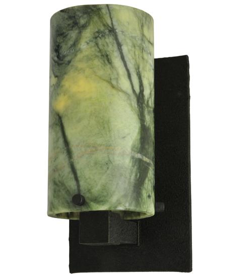 4.5"W Cilindro Jadestone Wall Sconce