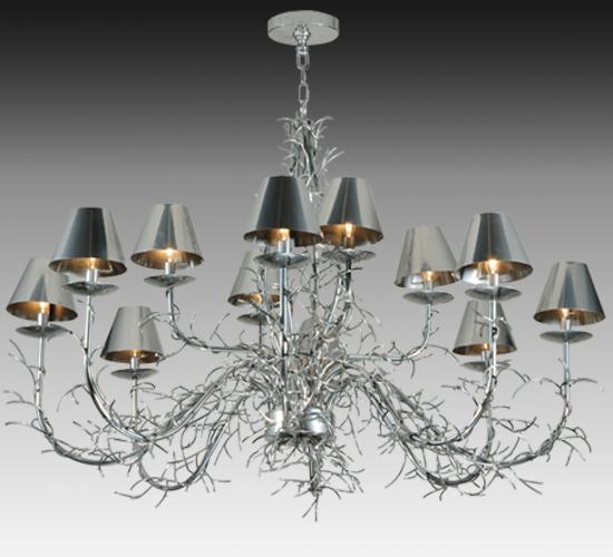 48"W Twigs 12 LT Chandelier