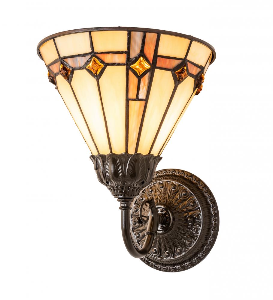 8" Wide Belvidere Wall Sconce