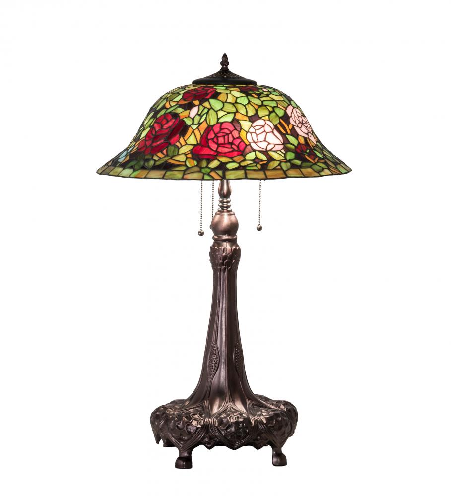 31" High Tiffany Rosebush Table Lamp