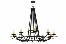 Meyda Blue 117545 - 60"W Octavia 10 LT Chandelier