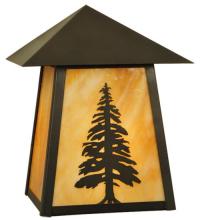 Meyda Blue 129502 - 9"W Stillwater Tall Pine Wall Sconce