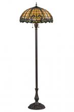 Meyda Blue 138587 - 63"H Dragonfly Trellis Floor Lamp