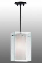 Meyda Blue 156047 - 7.5"Sq Quadrato Mist Pendant