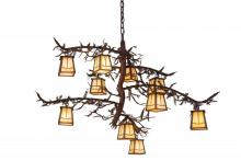 Meyda Blue 166759 - 39"W Pine Branch Valley View 10 LT Chandelier