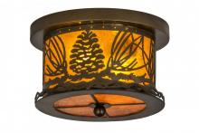 Meyda Blue 173198 - 11" Wide Mountain Pine Flushmount