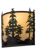 Meyda Blue 173383 - 12"W Tall Pines Wall Sconce