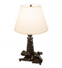 Meyda Blue 198178 - 22" High Lighthouse Double Lit Table Lamp