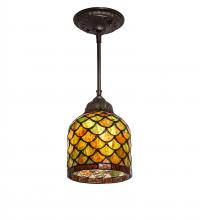 Meyda Blue 245421 - 6" Wide Acorn Mini Pendant