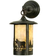 Meyda Blue 28791 - 8"W Fulton Moose Creek Hanging Wall Sconce