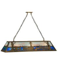 Meyda Blue 31657 - 60" Long Train Oblong Pendant