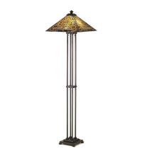 Meyda Blue 48023 - 63"H Knotwork Mission Floor Lamp