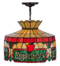 Meyda Blue 79763 - 16" Wide Applebee's Personalized Pendant