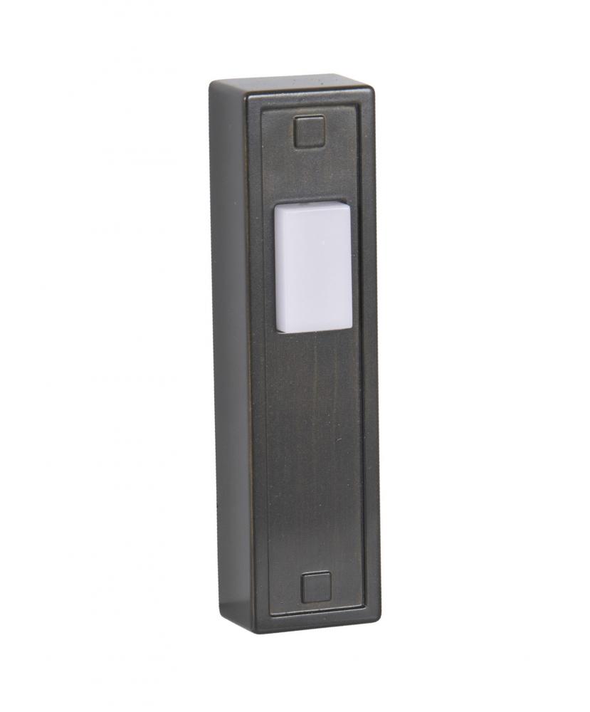 Surface Mount LED Lighted Push Button in Bronze