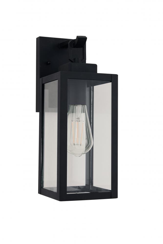 Marin 1 Light 13.75" Outdoor Lantern in Textured Black