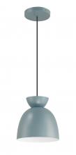 Craftmade 59191-DB - Ventura Dome 1 Light Mini Pendant in Dusty Blue