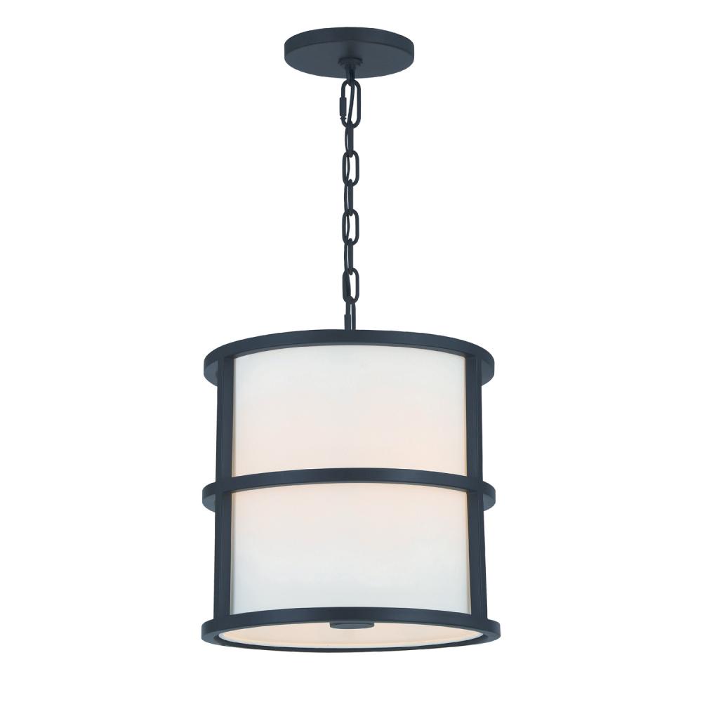 Brian Patrick Flynn Hulton 3 Light Matte Black Mini Pendant