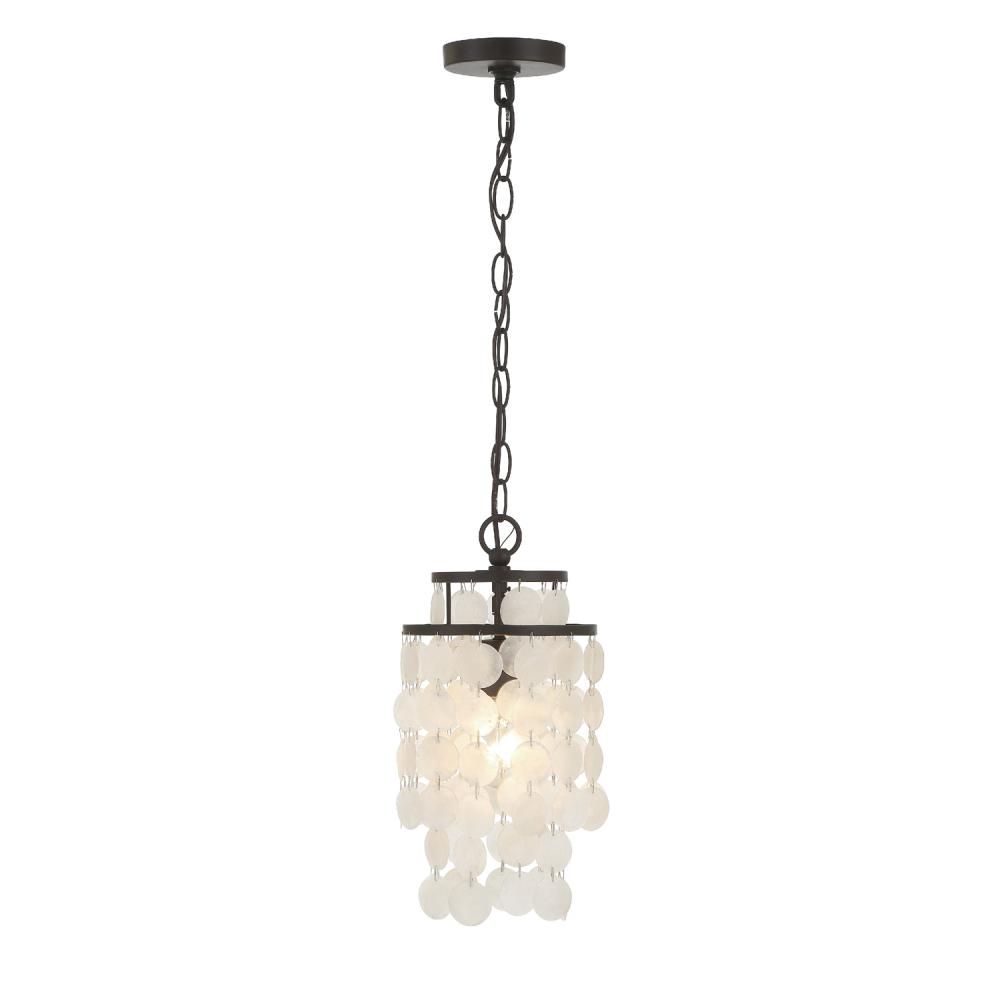 Brielle 1 Light Dark Bronze Mini Pendant