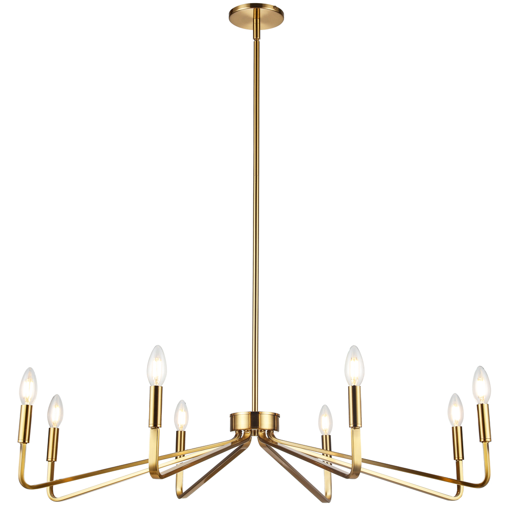 8LT Incandescent Chandelier, AGB