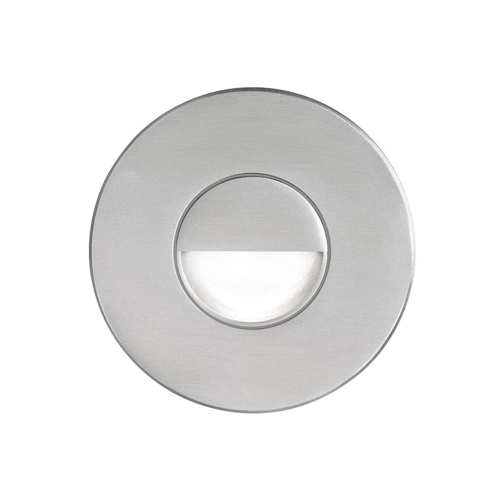 120VAC input, Ø88xH82mm, 2700K, 3.3W IP65, Brushed Aluminum Wall LED Light.