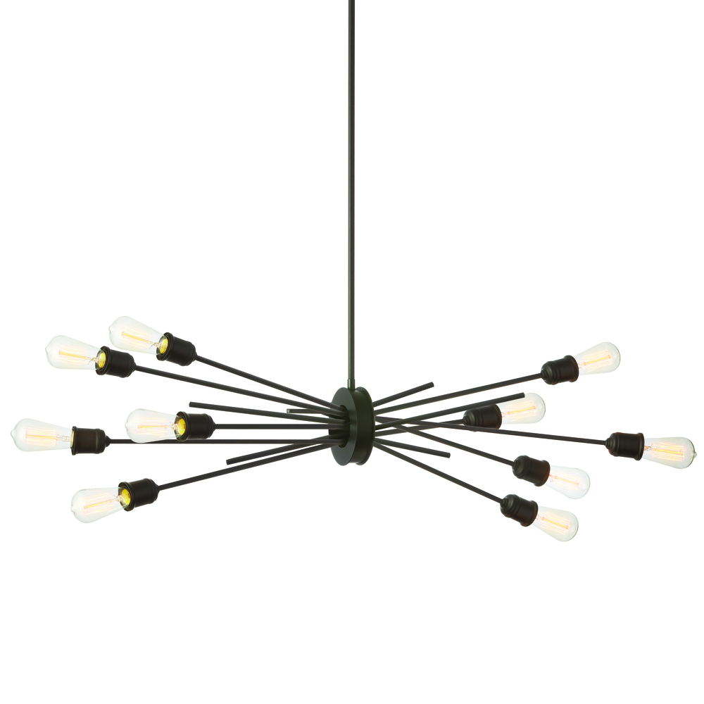 10LT Horizontal Pendant, Espresso Finish