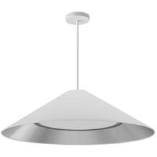 Dainolite PAD-2630P-MW-691 - 30W Pendant, Matte White w/ Fabric Shade