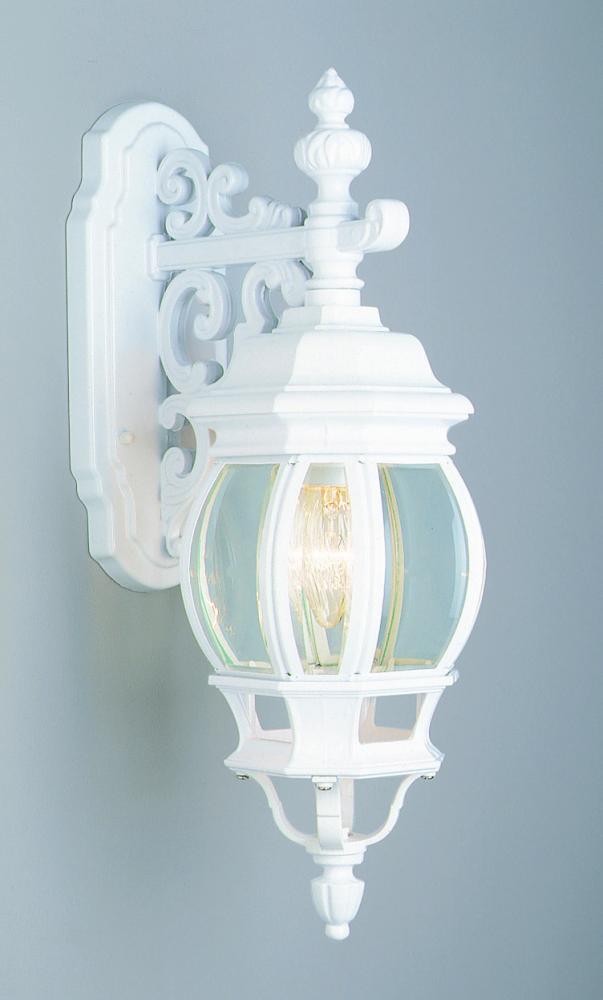 Francisco 1-Light Outdoor Beveled Glass Coach Wall Lantern