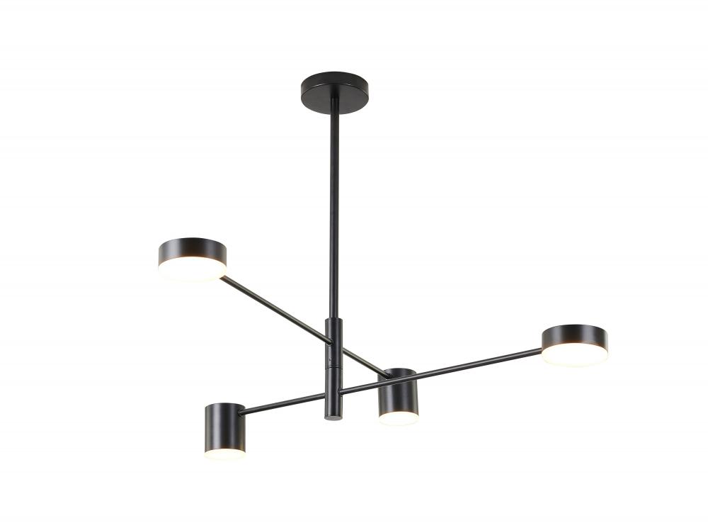 LED Chandelier Black