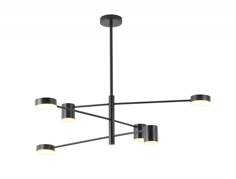 LED Chandelier Black