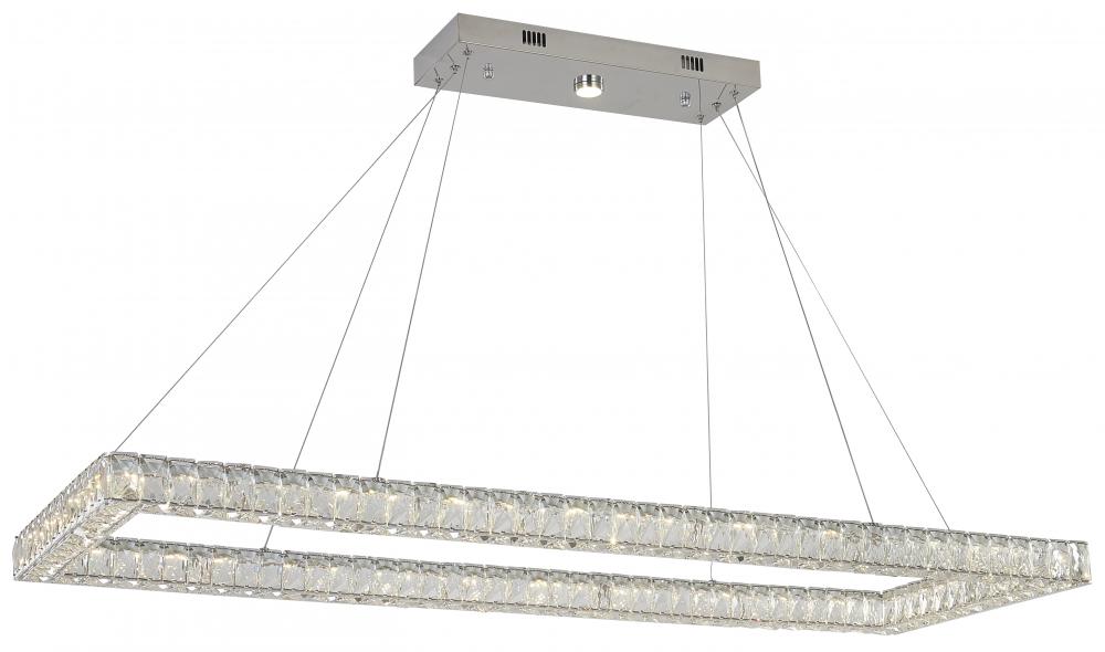 LED Chandelier Chrome