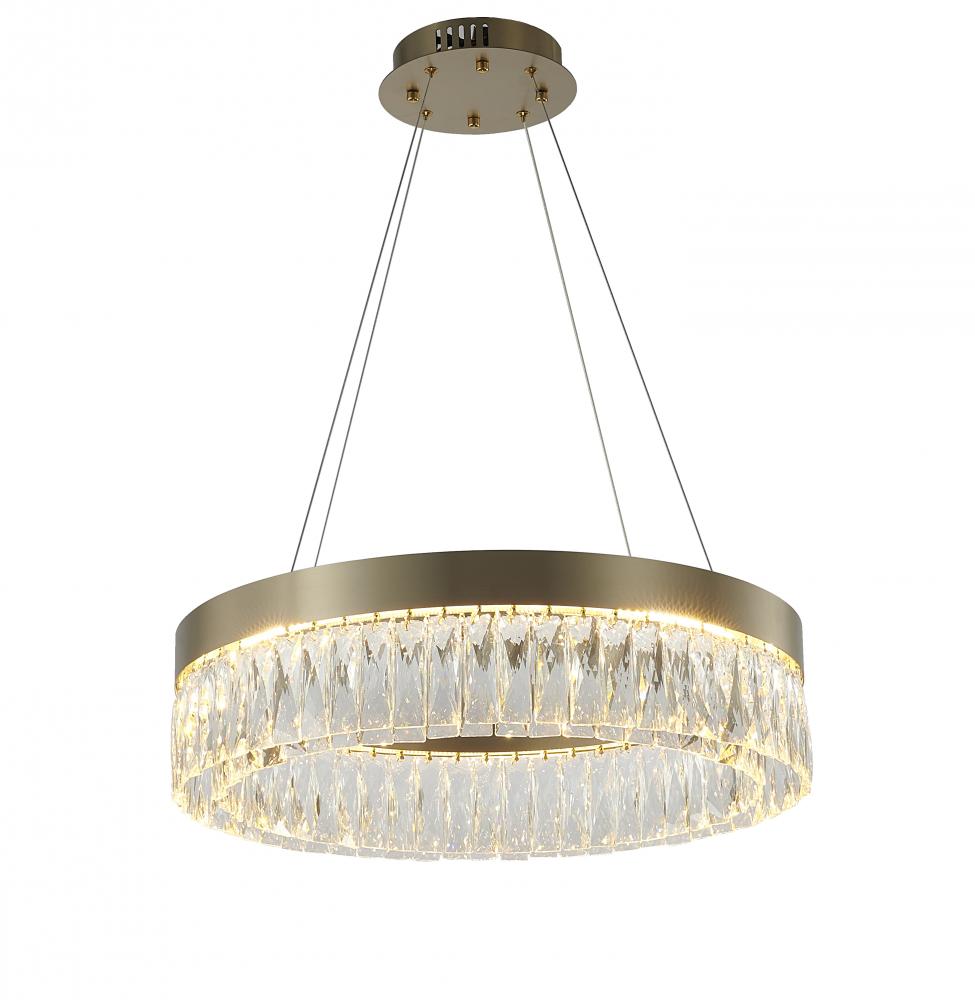 LED Chandelier Gold