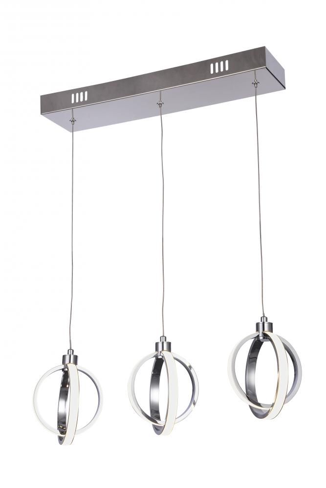 LED Chandelier Chrome