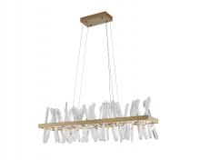 Bethel International FT96C39G - Stainless Steel and Crystal LED Chandelier