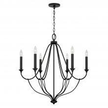 Capital Canada 441661BI - 6 Light Chandelier