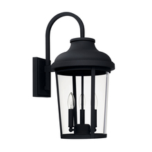 Capital Canada 927031BK - 3 Light Outdoor Wall Lantern