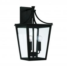 Capital Canada 947931BK - 3 Light Outdoor Wall Lantern