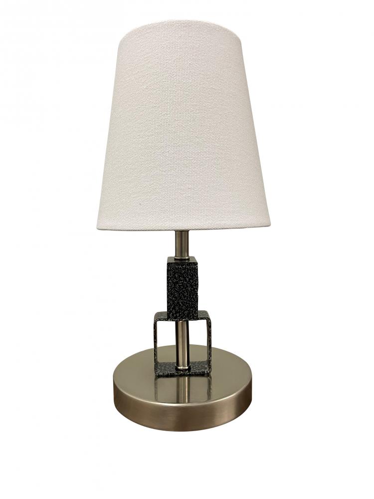 Bryson Mini Satin Nickel/Supreme Silver Accent Lamp