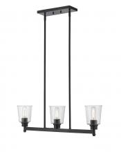 Z-Lite 464-3L-MB - 3 Light Linear Chandelier