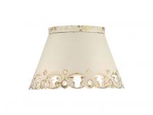 Golden Canada 0883-3FM AI - Eloise 3-Light Flush Mount in Antique Ivory