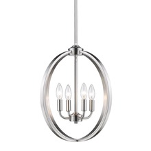 Golden Canada 3167-4P PW - Colson PW 4 Light Pendant in Pewter