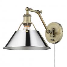 Golden Canada 3306-A1W AB-CH - 1 Light Articulating Wall Sconce