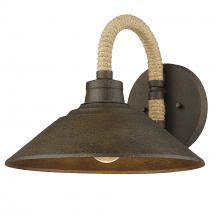 Golden Canada 3318-1W DR - Journey 1 Light Wall Sconce in Dark Rust