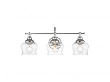 Golden Canada 3610-BA3 CH-CLR - Daphne 3-Light Vanity Light in Chrome with Clear Glass