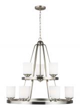 Generation Lighting 3130709-962 - Nine Light Chandelier