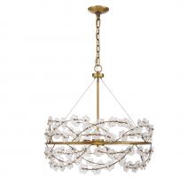 Savoy House Canada 1-1727-5-322 - Camille 5-Light Chandelier in Warm Brass