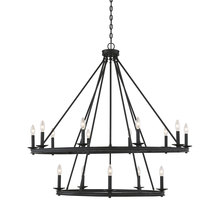 Savoy House Canada 1-312-15-89 - Middleton 15-Light Chandelier in Matte Black