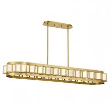 Savoy House Canada 1-3165-8-322 - Gideon 8-Light Linear Chandelier in Warm Brass