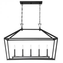 Savoy House Canada 1-424-5-89 - Townsend 5-Light Linear Chandelier in Matte Black