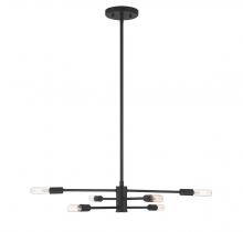 Savoy House Canada 1-7000-6-89 - Lyrique 6-Light Chandelier in Matte Black